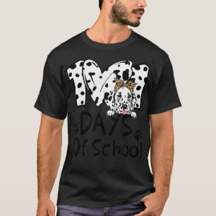 T-shirt 101 Jours École Dalmatienne Enseignants Chien Enfa