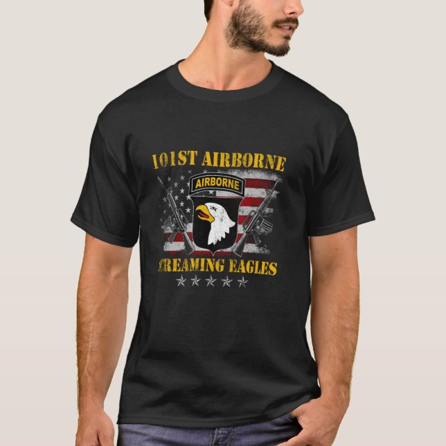 T-shirt 101e division aéroportée de l'armée de terre des É (Devant)