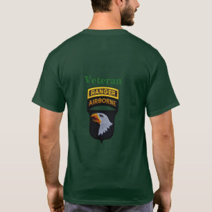T-shirt 101e division aéroportée hurlant sur Eagles Patch