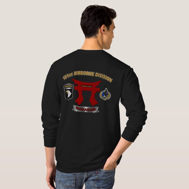T-shirt 101st Airborne Division Rakkasans (Dos entier)