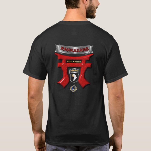T-shirt 101st Airborne Division Rakkasans (Dos)