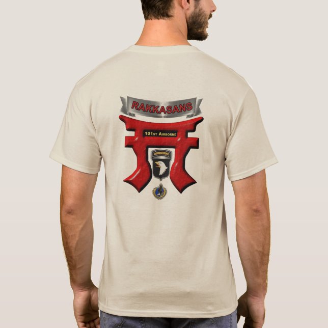 T-shirt 101st Airborne Division Rakkasans (Dos)