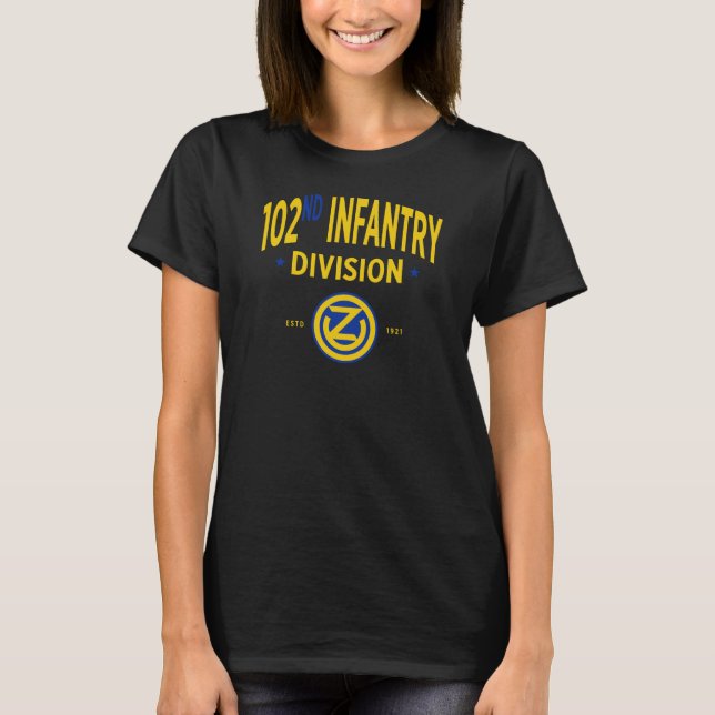T-shirt 102e division d'infanterie - US Military Women (Devant)