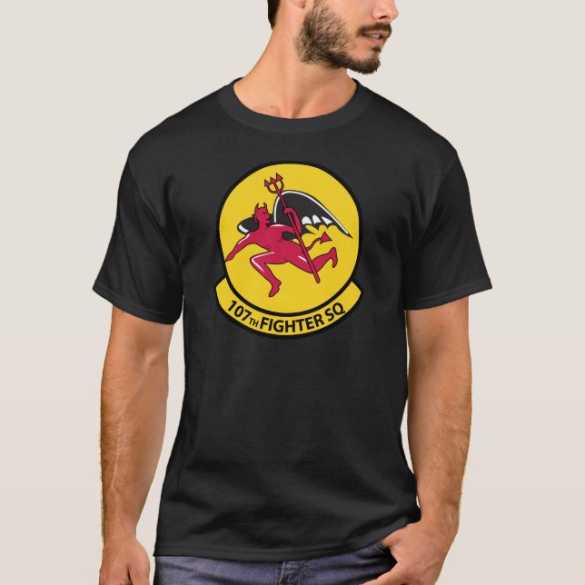 T-shirt 107th Escadron de chasse (Devant)