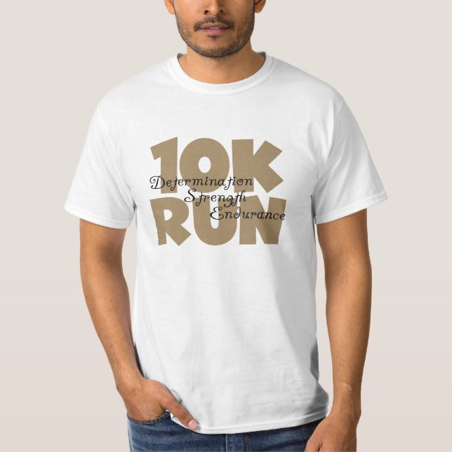 T-shirt 10 000 Tan Sport Course (Devant)