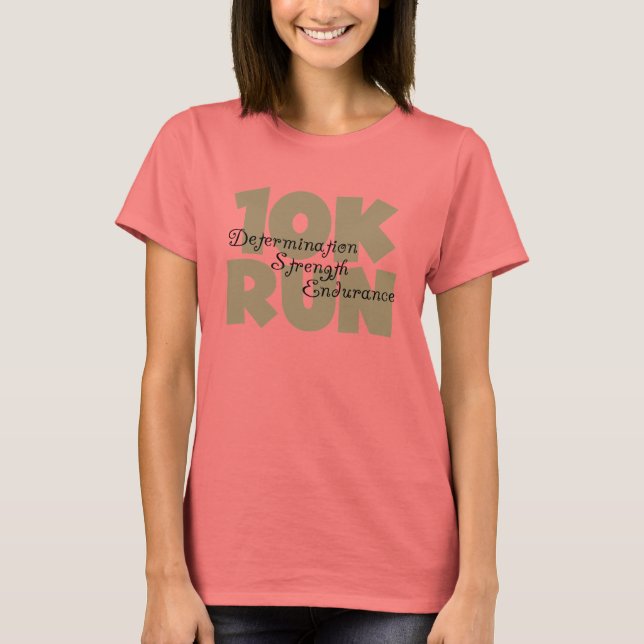 T-shirt 10 000 Tan Sport Course (Devant)