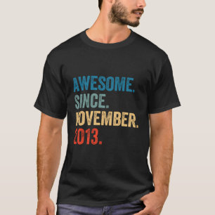 T-shirt 10 Ans 10E Anniversaire Enfants Étonnant Depuis La