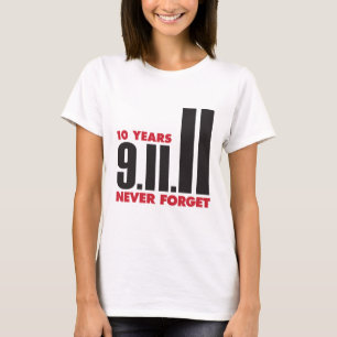 T-shirt 10 ans anniversaire chemise du 11 septembre