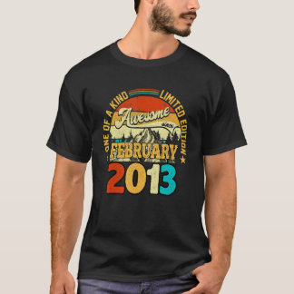 T-shirt 10 Ans Awesome depuis février 2013 10e Birt