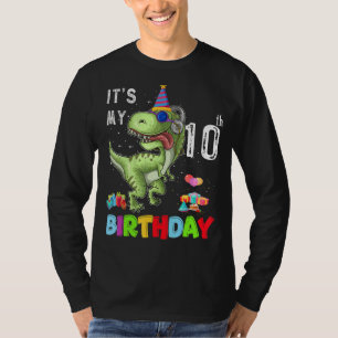 T-shirt 10 ans C'est mon 10e anniversaire Dinosaur Rex