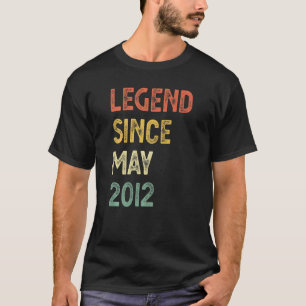 T-shirt 10 ans de légende depuis mai 2012 10e anniversaire