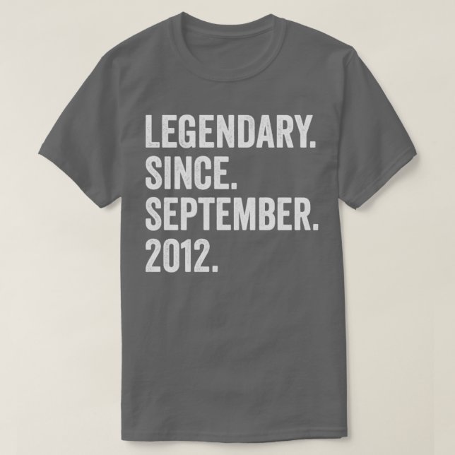 T-shirt 10 ans de légende depuis septembre 2012 10e B (Design devant)