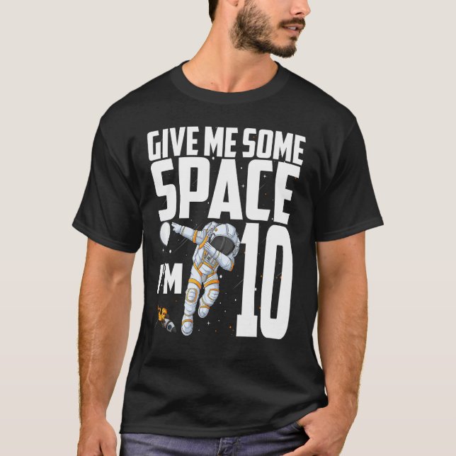 T-shirt 10 ans de l'espace extra-atmosphérique 10e anniver (Devant)