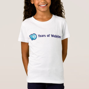 T-Shirt 10 ans de logo de Webkinz