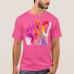 T-shirt 10 Ans D'Être Un Merveilleux Bowling 10E Anniversa