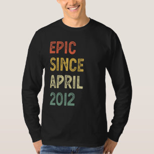 T-shirt 10 ans Epic depuis avril 2012 10e anniversaire B