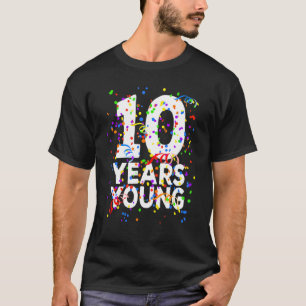 T-shirt 10 ans Jeune Joyeux 10e anniversaire garçons fille