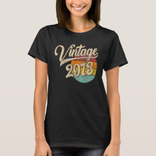 T-shirt 10 ans Vintage 2013 10e anniversaire