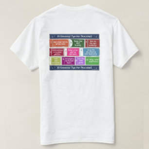 T-shirt 10 bouts essentiels pour Pickleball