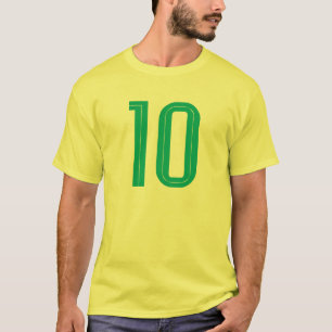 T-shirt 10 Brésil Football (Vert)