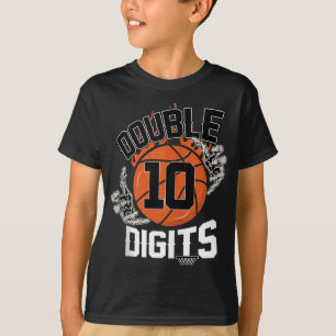 T-shirt 10 CHIFFRES DOUBLES Dix Basketball 10 Ancien
