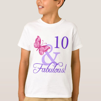 T-shirt 10 Et Fabuleux Anniversaire