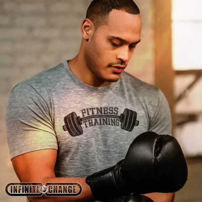 T-shirt 10 FORMATION EN FITNESS | Barbes à patchwork de De (Créateur téléchargé)