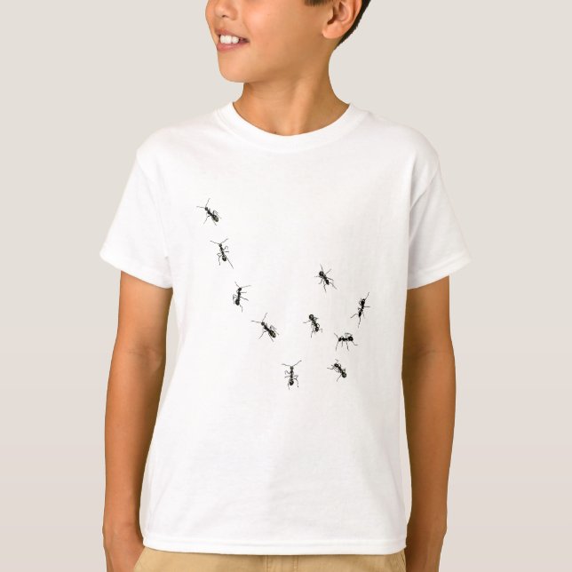 T-shirt 10 fourmis (Devant)