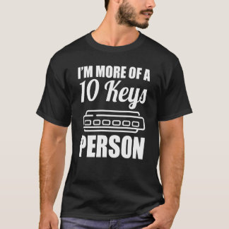 T-shirt 10 Keys Person Harmonica Player