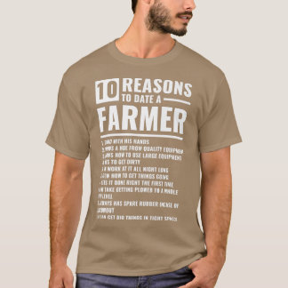 T-shirt 10 Motifs à ce jour un agriculteur