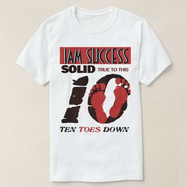 T-SHIRT 10 ORTEILS VERS LE BAS (Design devant)