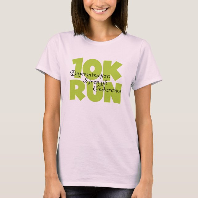 T-shirt 10 Run Spring Green (Devant)