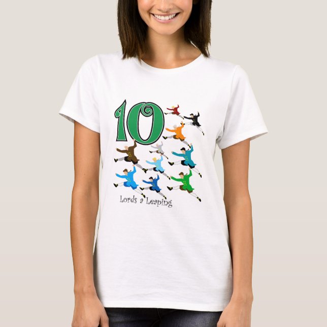 T-shirt 10 seigneurs Leaping (Devant)