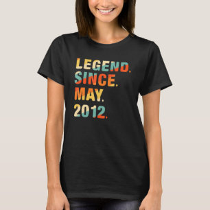 T-shirt 10e anniversaire 10 ans légende depuis mai 2012