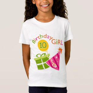 T-Shirt 10e anniversaire - Anniversaire fille