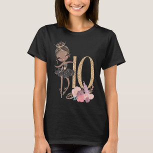 T-shirt 10e anniversaire Ballerina Dix Double Chiffre Bal