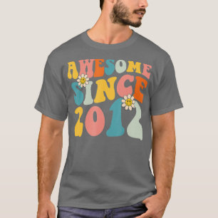 T-shirt 10e Anniversaire Cadeaux stupéfiant depuis 2012 10