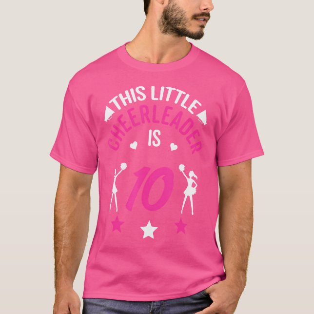 T-shirt 10e anniversaire Cette petite meneuse de claque a  (Devant)