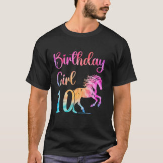 T-shirt 10e Anniversaire Cheval 10 ans Anniversaire Horair