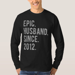 T-shirt 10e anniversaire de Mariage pour lui Epic Mari Sin