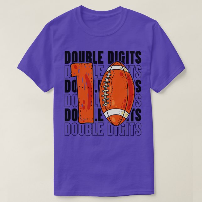T-shirt 10E Anniversaire Drôle Citation Double Chiffres (Design devant)