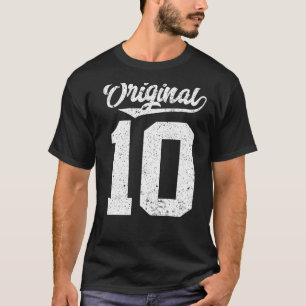 T-shirt 10e anniversaire et original dix
