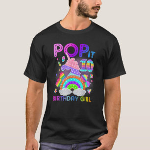 T-shirt 10e anniversaire Fidget Jouet Pop It Anniversaire