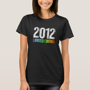 T-shirt 10e anniversaire garçon fille 10 ans 2012 2