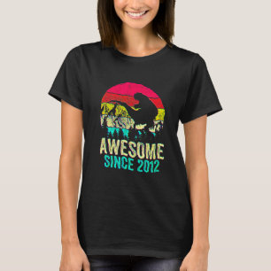 T-shirt 10e anniversaire garçon stupéfiant depuis 2012 Din