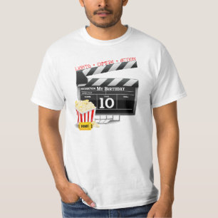 T-shirt 10e anniversaire Hollywood Movie Party