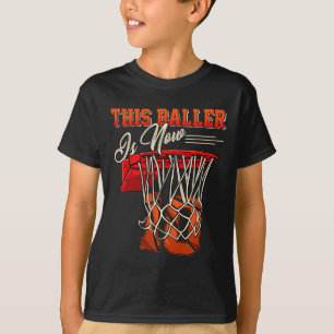 T-shirt 10e anniversaire pour garçon Basketball 10 ans enf