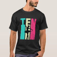 10e anniversaire Retro Ballet Danseuse 10 ans Bir