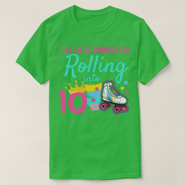 T-shirt 10e anniversaire Roller Skate 1 (Design devant)