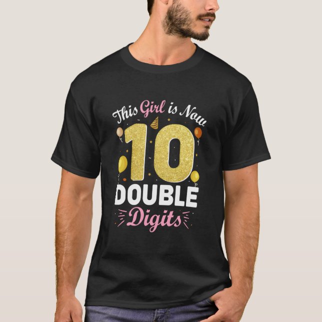 T-shirt 10e Py C'est Maintenant 10 Chiffres Double (Devant)